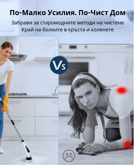 7в1 Електрическа Четка За Почистване